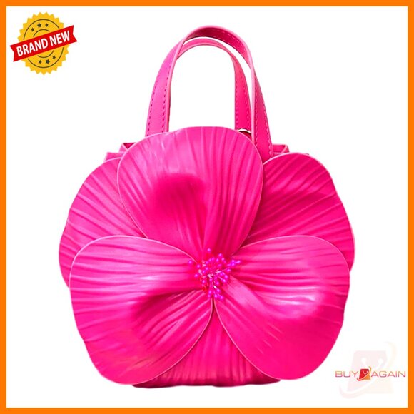 PU Leather Floral Clutch with Detachable Chain for Wedding Party Prom